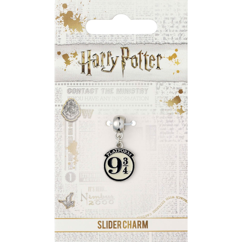 (image for) Harry Potter Silver Plated 9 & 3 Quarters Charm