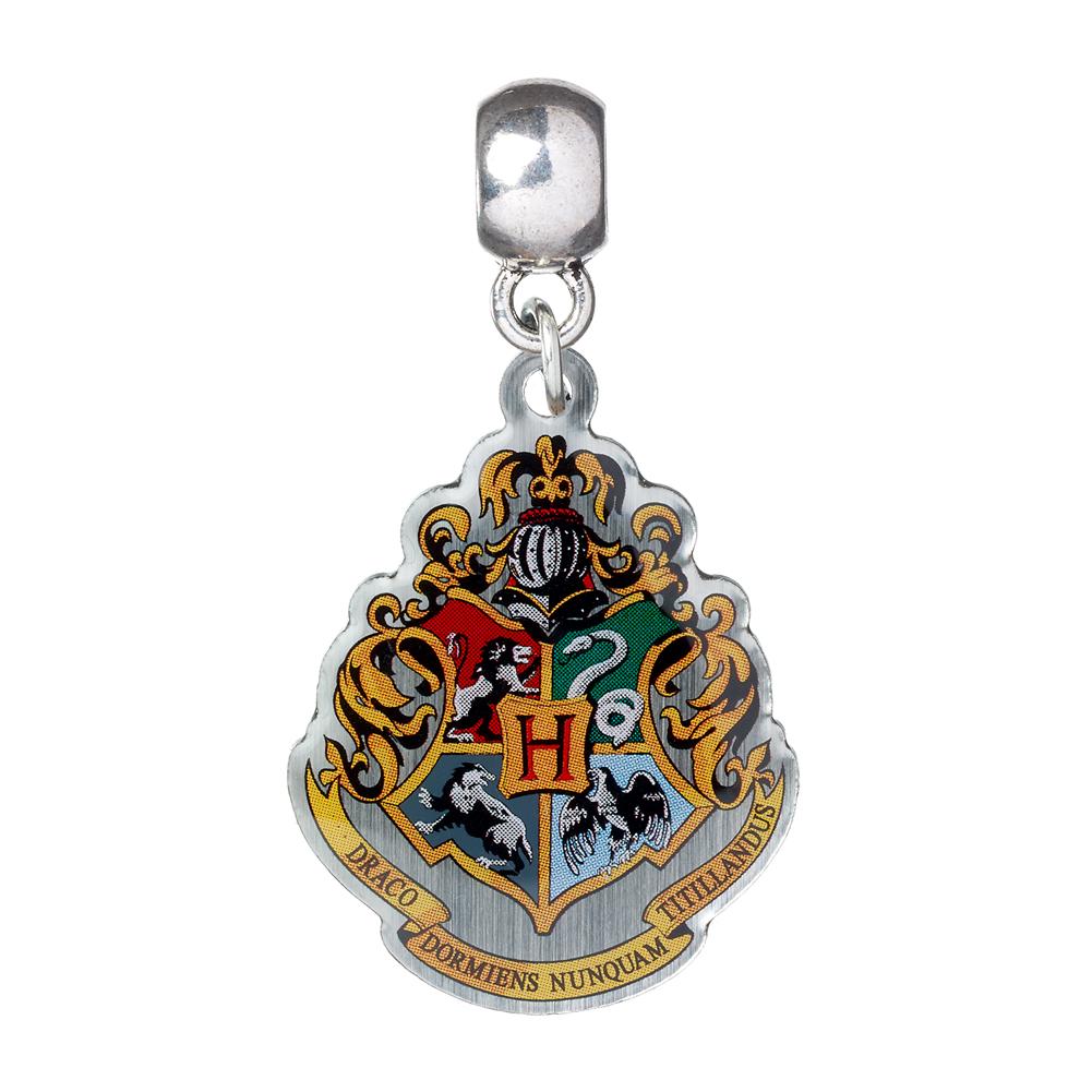 (image for) Harry Potter Silver Plated Hogwarts Crest Charm
