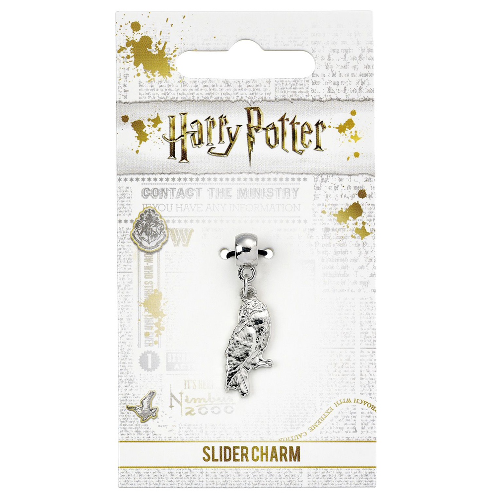 (image for) Harry Potter Silver Plated Hedwig Owl Charm