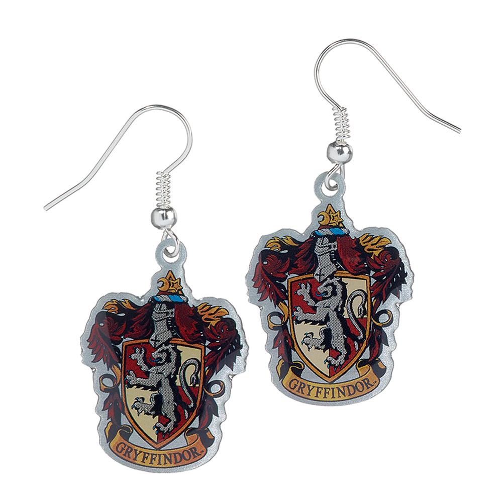 (image for) Harry Potter Silver Plated Gryffindor Hook Earrings