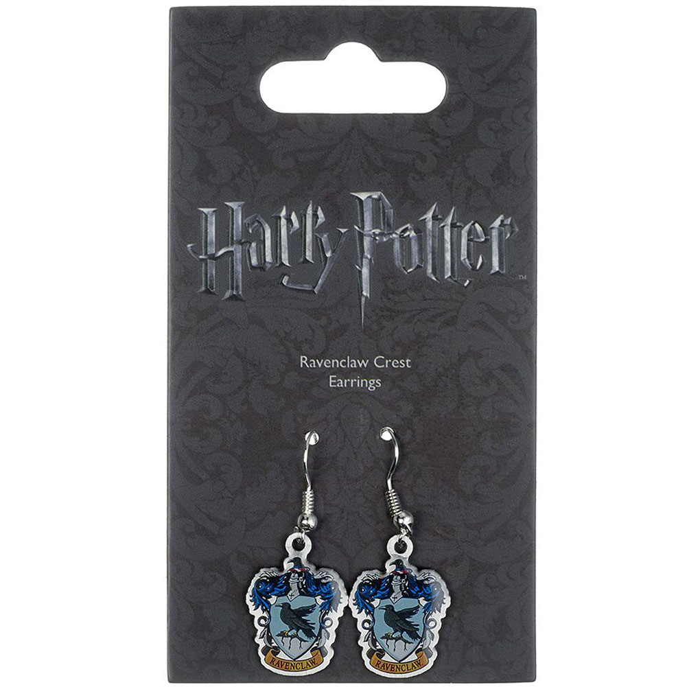 (image for) Harry Potter Silver Plated Ravenclaw Hook Earrings