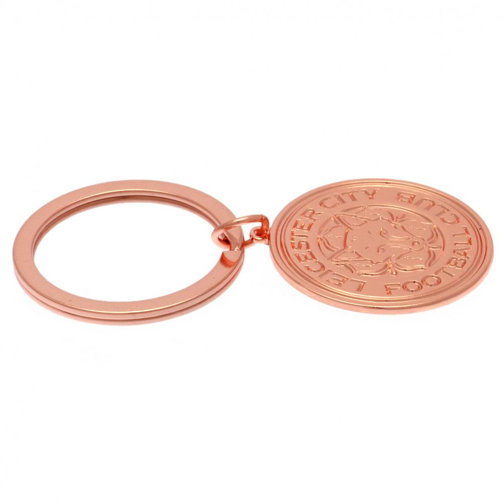 (image for) Leicester City FC Rose Gold Crest Keyring
