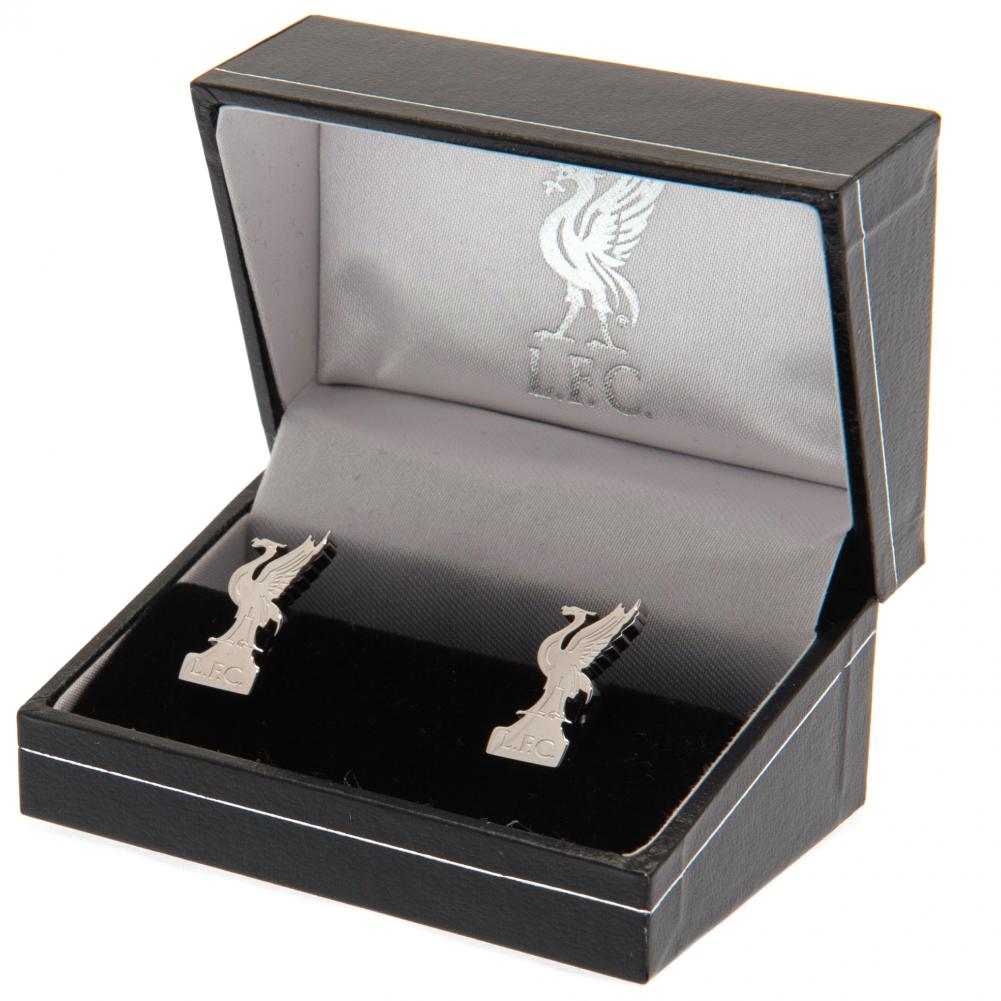 (image for) Liverpool FC Stainless Steel Formed Liverbird Cufflinks