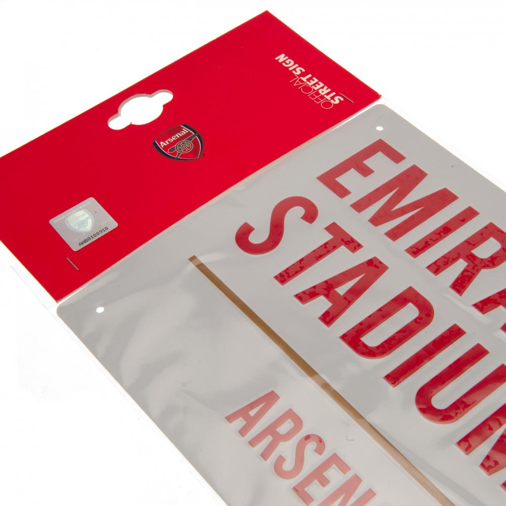 (image for) Arsenal FC White Street Sign