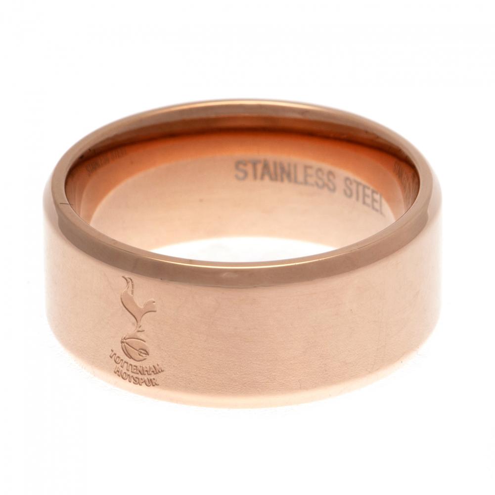 (image for) Tottenham Hotspur FC Rose Gold Plated Ring Large