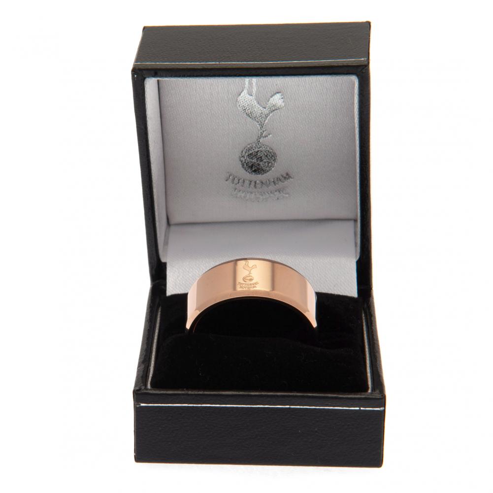 (image for) Tottenham Hotspur FC Rose Gold Plated Ring Large