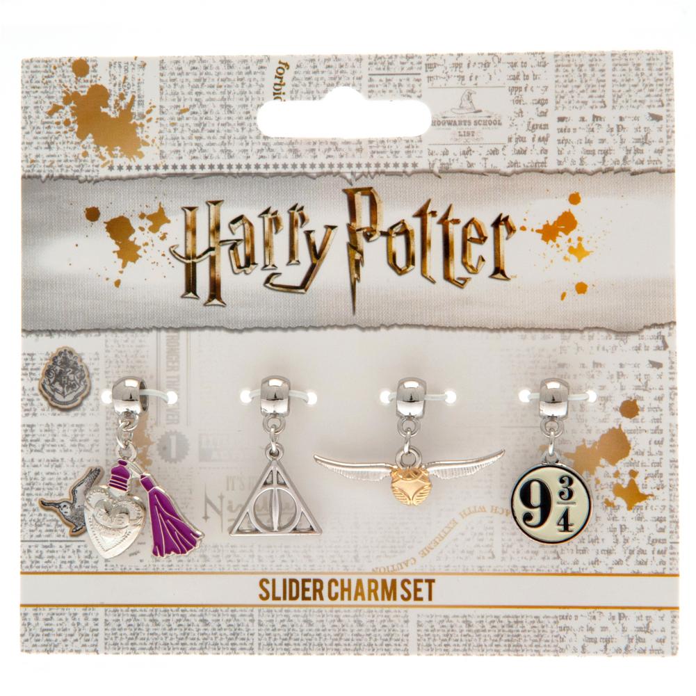 (image for) Harry Potter Silver Plated Slider Charm Set