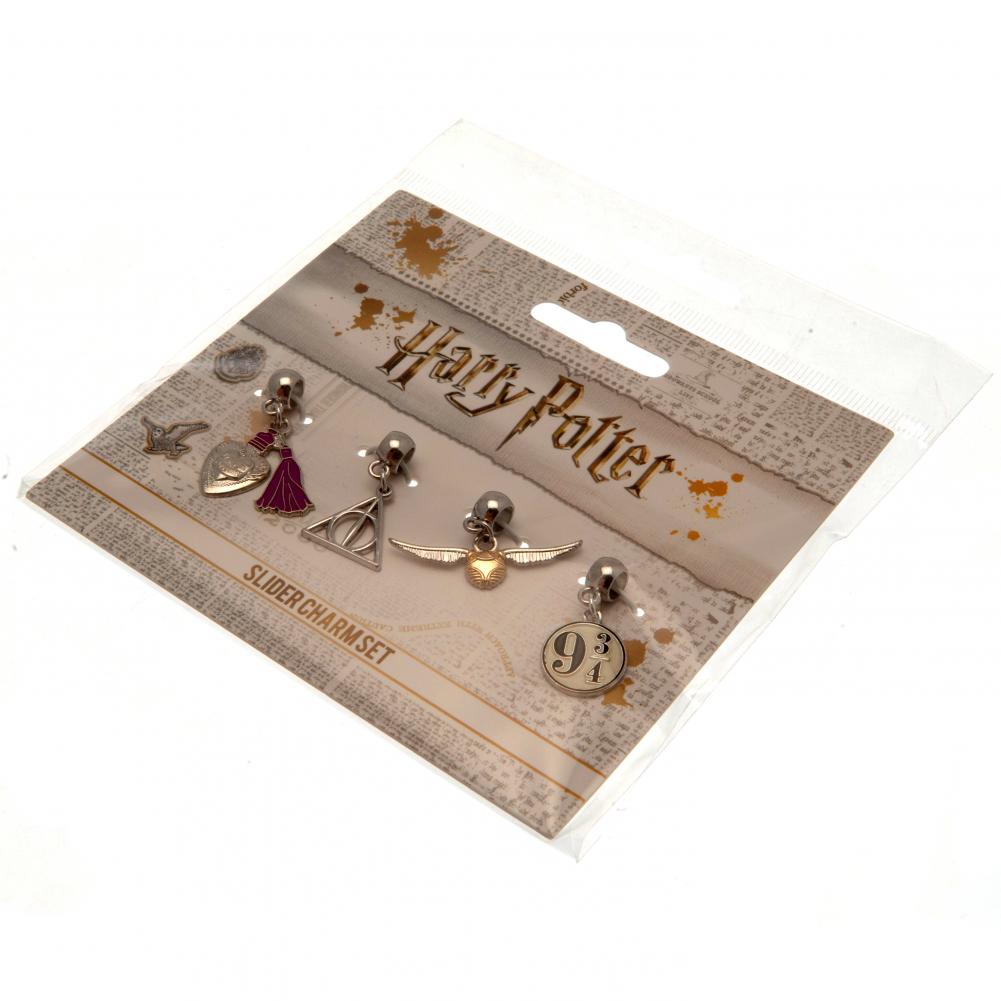 (image for) Harry Potter Silver Plated Slider Charm Set