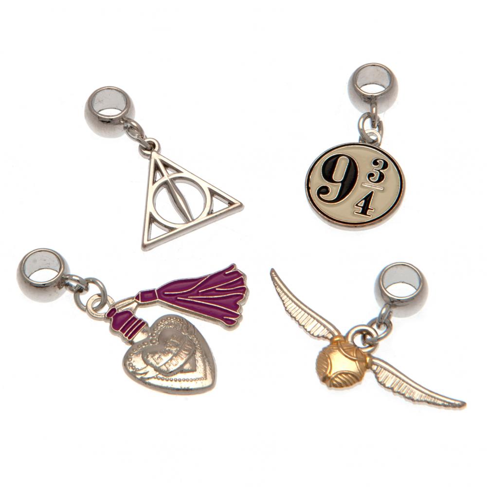 (image for) Harry Potter Silver Plated Slider Charm Set