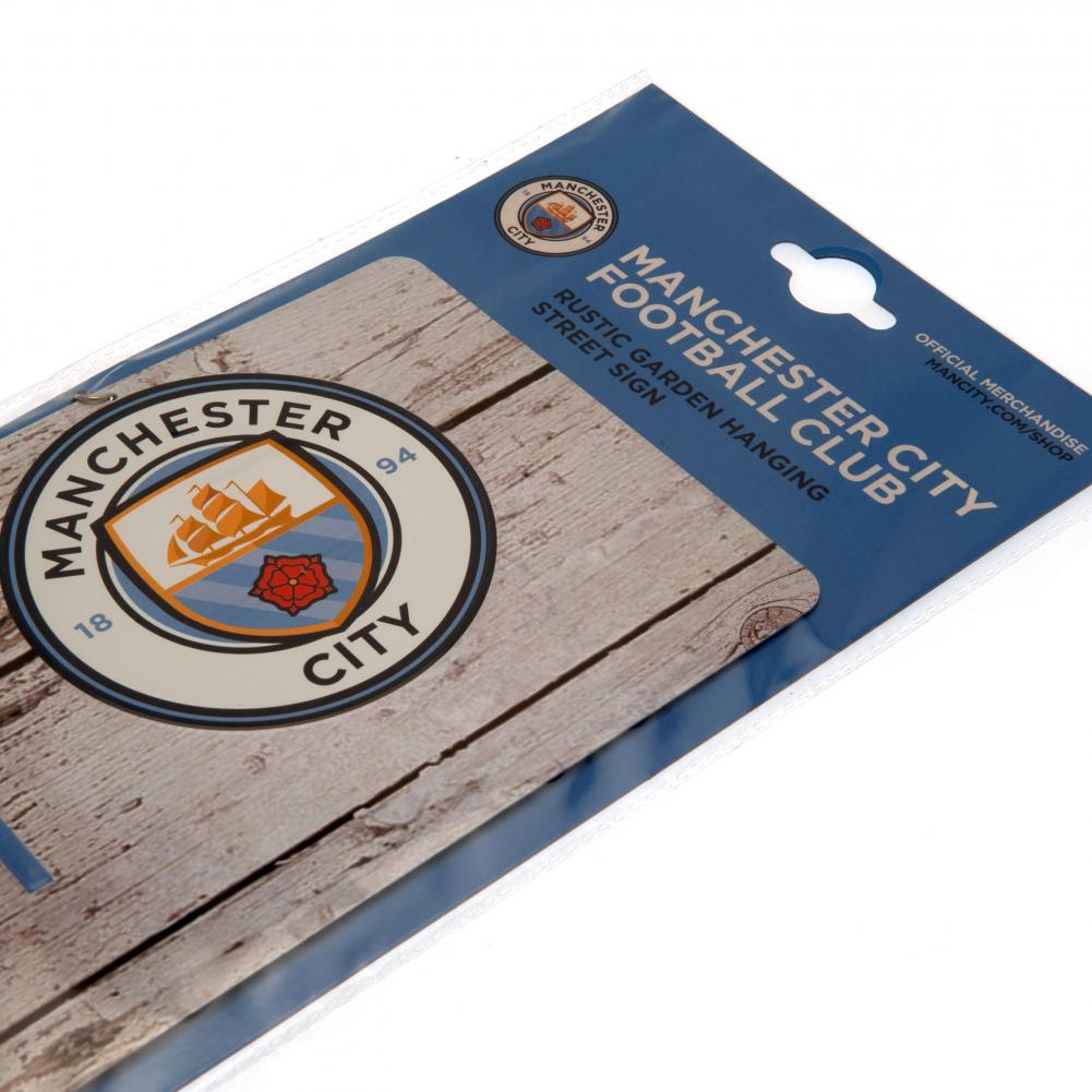 (image for) Manchester City FC Rustic Garden Sign