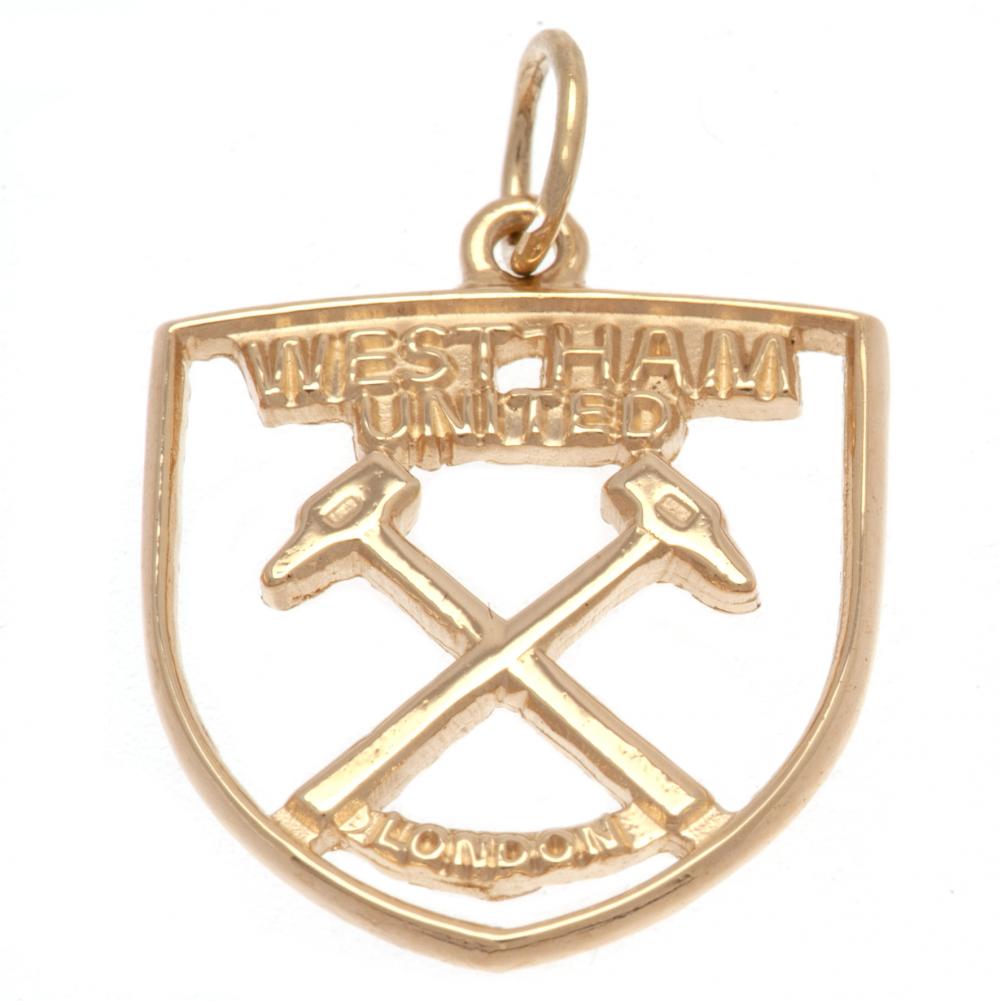 (image for) West Ham United FC 9ct Gold Pendant Crest