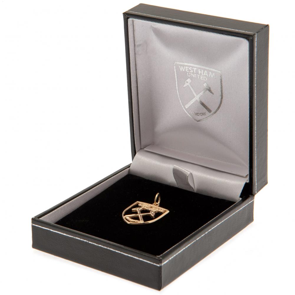 (image for) West Ham United FC 9ct Gold Pendant Crest