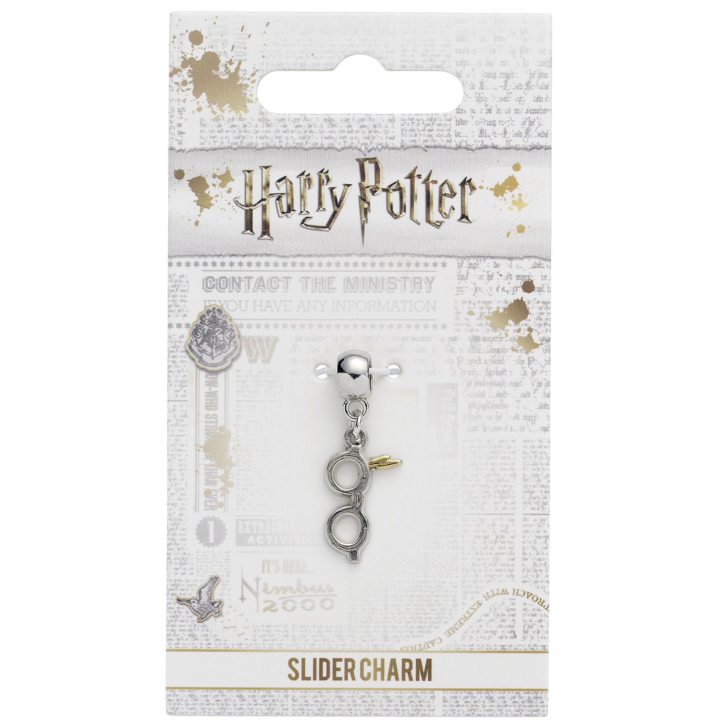 (image for) Harry Potter Silver Plated Harry Glasses Charm