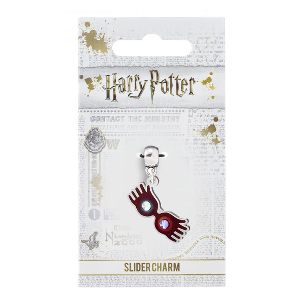(image for) Harry Potter Silver Plated Luna Lovegood Glasses Charm