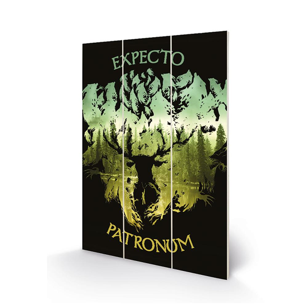 (image for) Harry Potter Expecto Patronum Wood Print