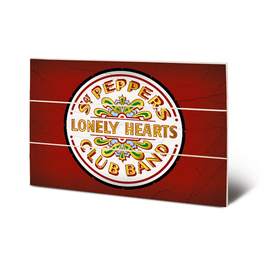(image for) The Beatles Sgt. Pepper Wood Print