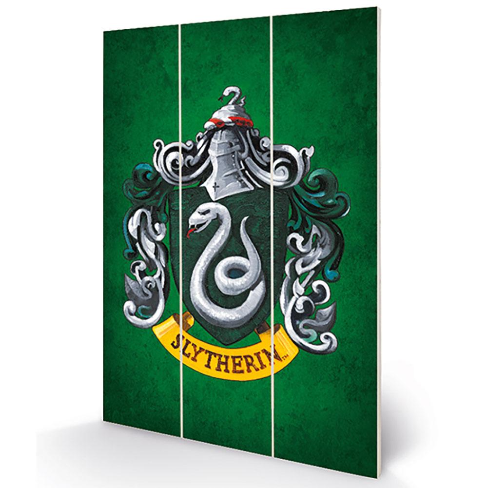 (image for) Harry Potter Slytherin Wood Print