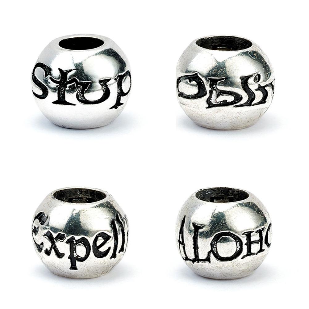 (image for) Harry Potter Silver Plated Spell Bead Charm Set