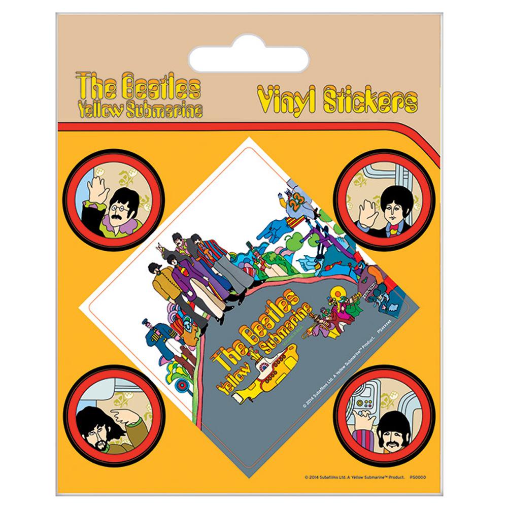 (image for) The Beatles Yellow Submarine Stickers