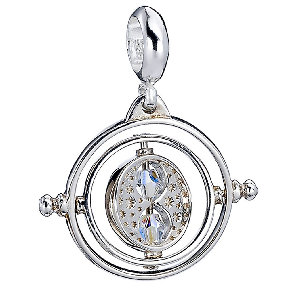 (image for) Harry Potter Sterling Silver Time Turner Crystal Charm