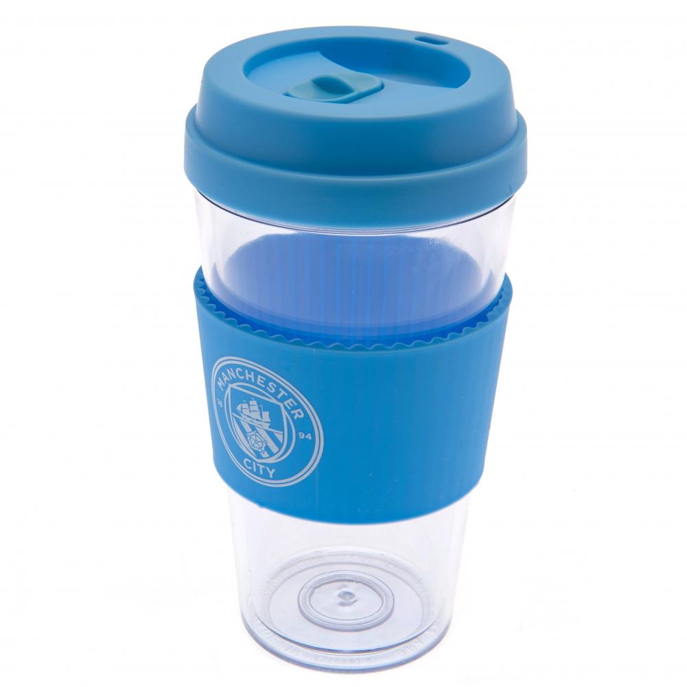(image for) Manchester City FC Clear Grip Travel Mug