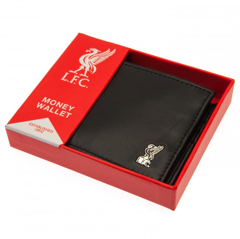 (image for) Liverpool FC Metal Crest Leather Wallet