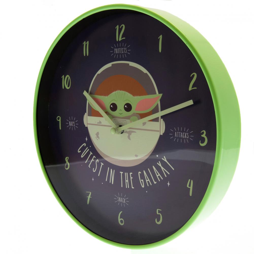 (image for) Star Wars: The Mandalorian Wall Clock Cutest