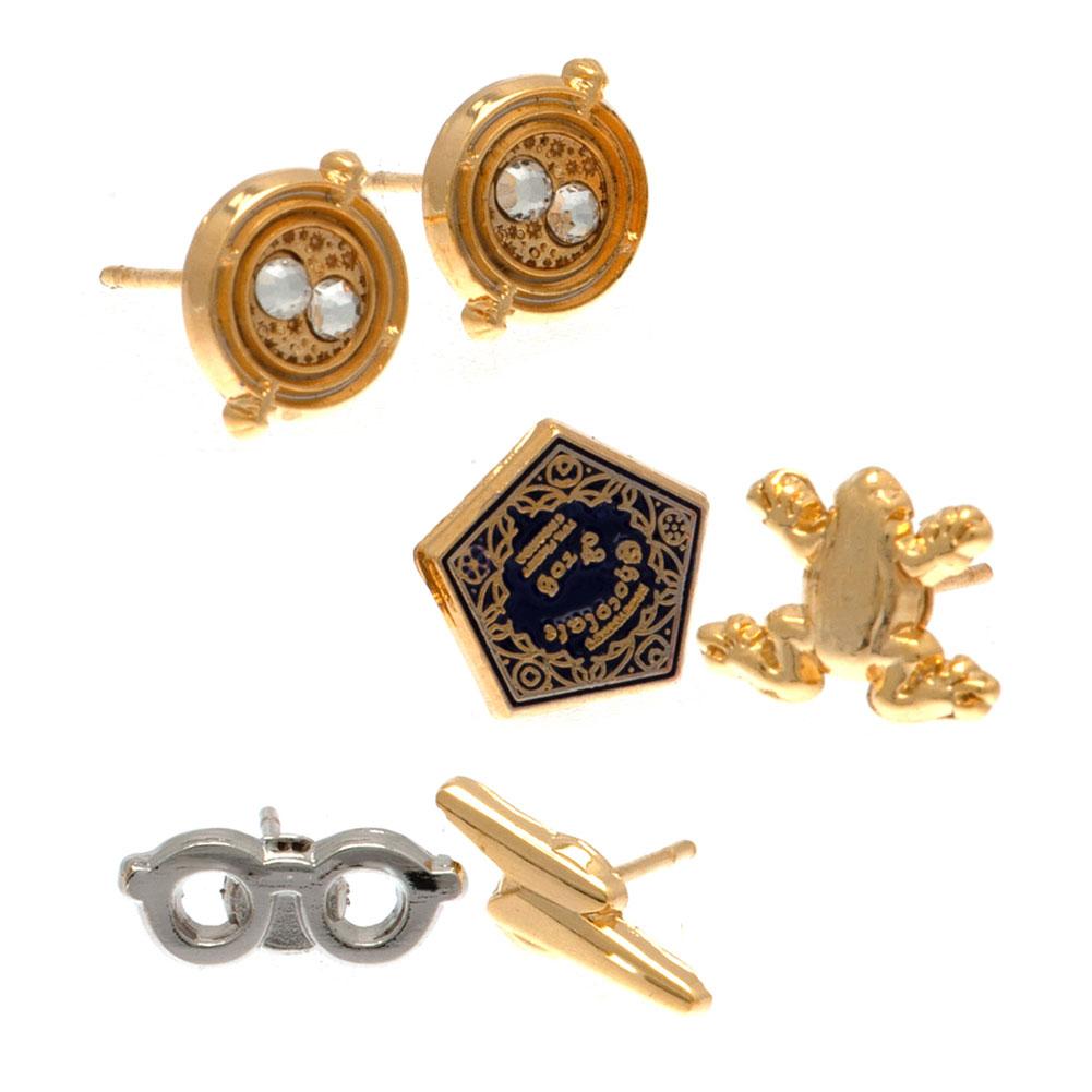 (image for) Harry Potter Gold Plated Stud Earring Set