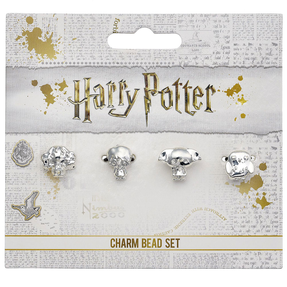 (image for) Harry Potter Silver Plated Character Bead Charm Set