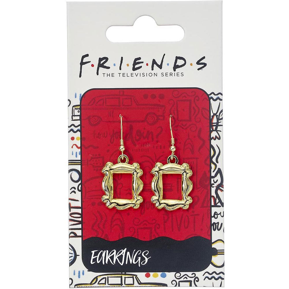 (image for) Friends Gold Plated Frame Hook Earrings