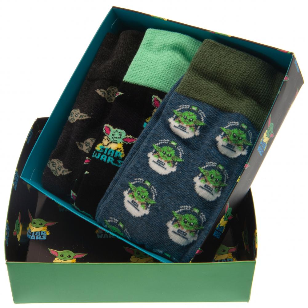 (image for) Star Wars: The Mandalorian 3pk Socks Gift Box