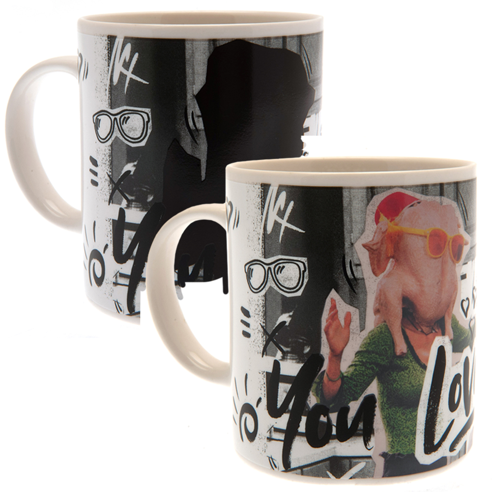 (image for) Friends Heat Changing Mug You Love Me