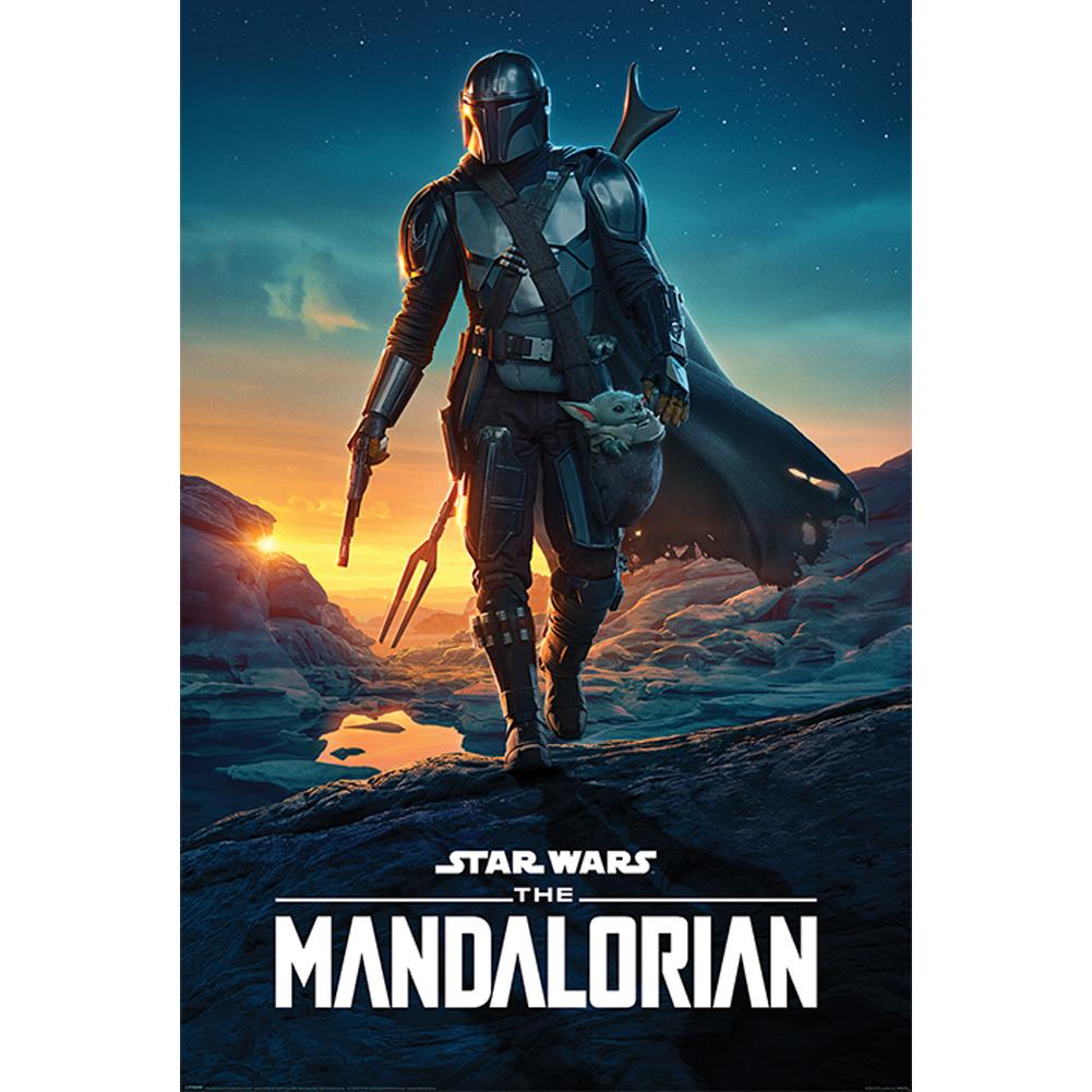 (image for) Star Wars: The Mandalorian Poster Nightfall 282