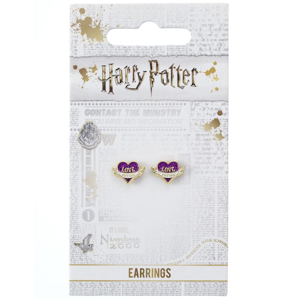 (image for) Harry Potter Gold Plated Love Potion Stud Earrings
