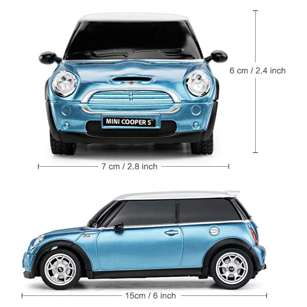 (image for) Mini Cooper S Radio Controlled Car 1:24 Scale Blue