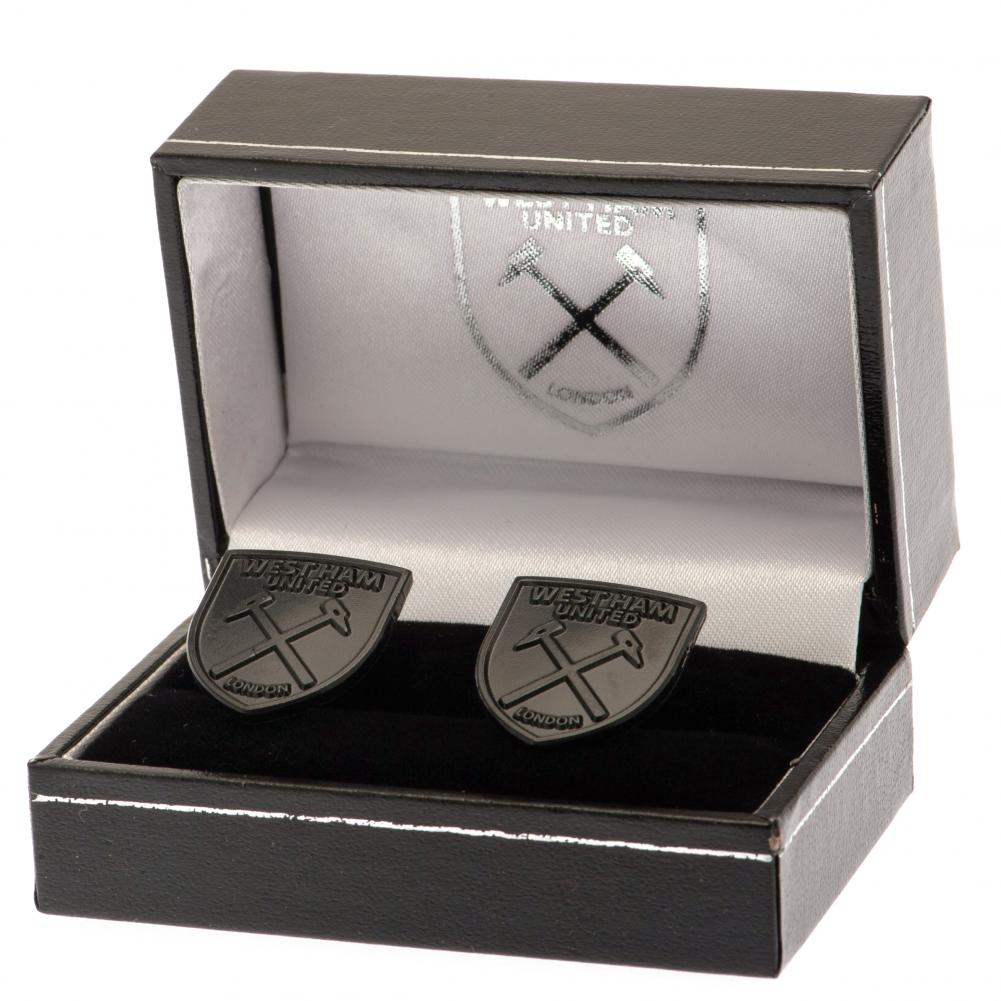 (image for) West Ham United FC Black IP Cufflinks