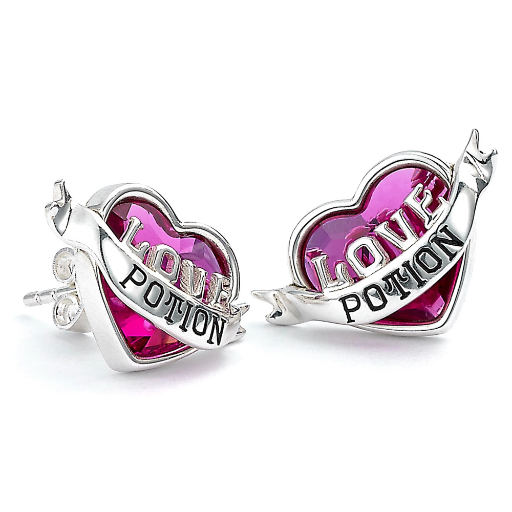 (image for) Harry Potter Sterling Silver Love Potion Crystal Stud Earrings