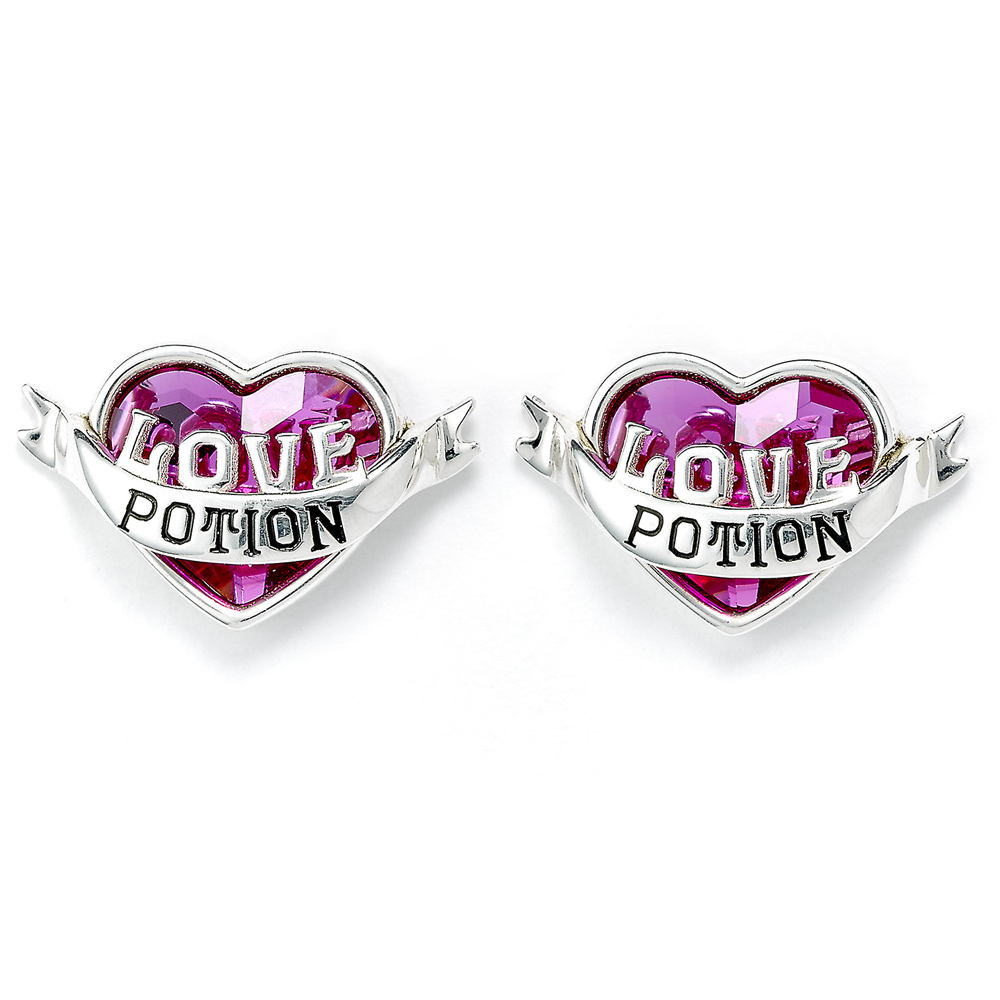 (image for) Harry Potter Sterling Silver Love Potion Crystal Stud Earrings