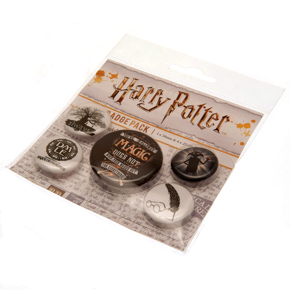 (image for) Harry Potter Magic Button Badge Set