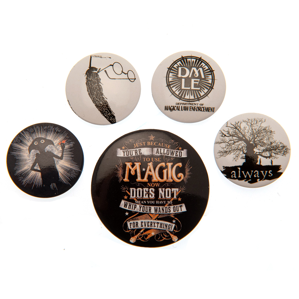 (image for) Harry Potter Magic Button Badge Set