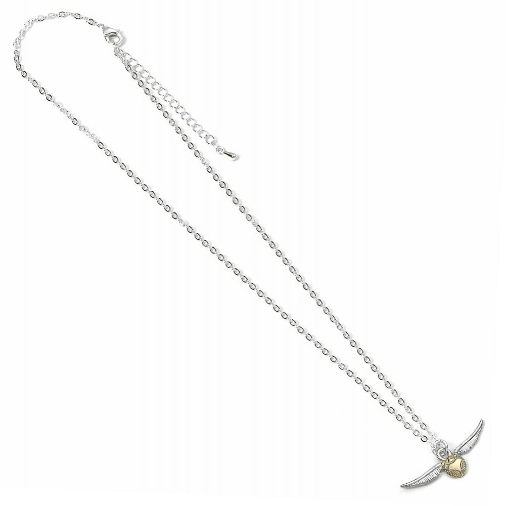 (image for) Harry Potter Silver Plated Golden Snitch Necklace