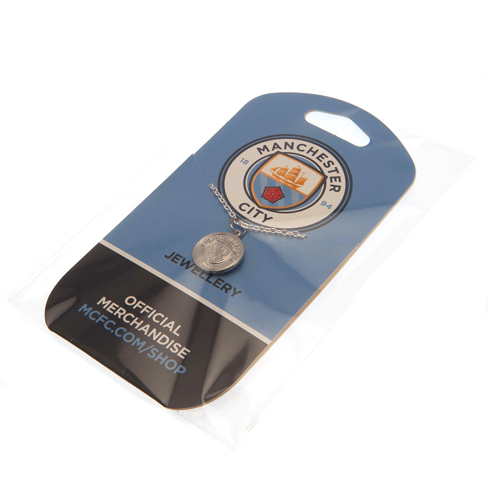 (image for) Manchester City FC Silver Plated Pendant & Chain