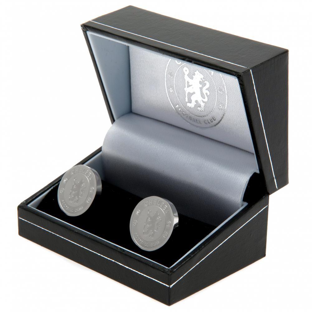 (image for) Chelsea FC Stainless Steel Formed Cufflinks