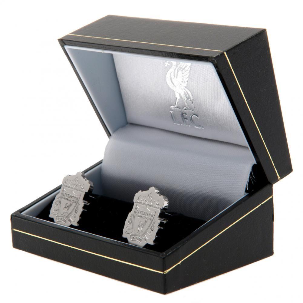 (image for) Liverpool FC Stainless Steel Formed Crest Cufflinks
