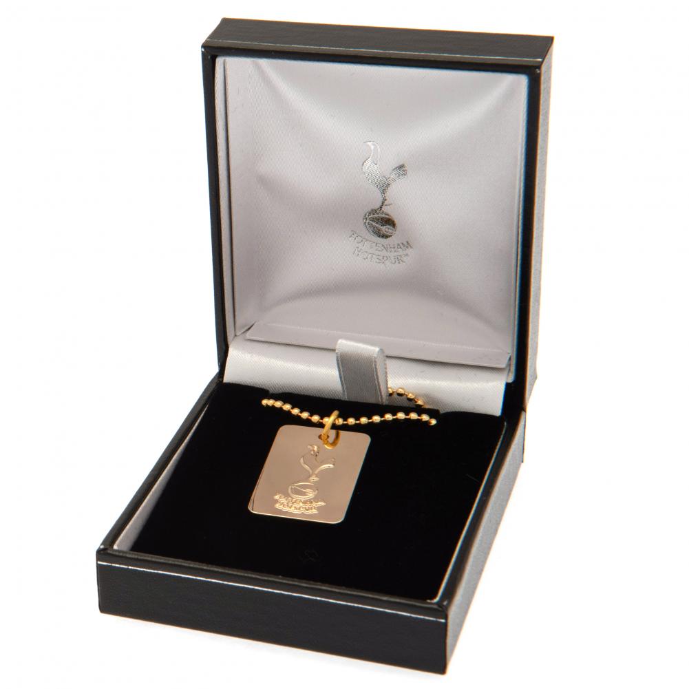 (image for) Tottenham Hotspur FC Gold Plated Dog Tag & Chain