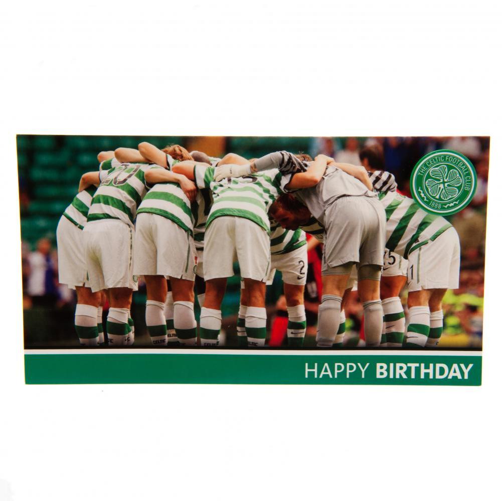 (image for) Celtic FC Huddle Birthday Card