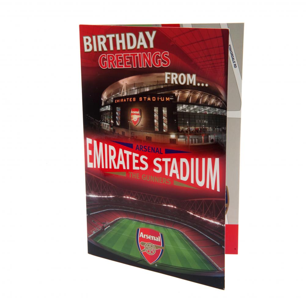 (image for) Arsenal FC Pop-Up Birthday Card