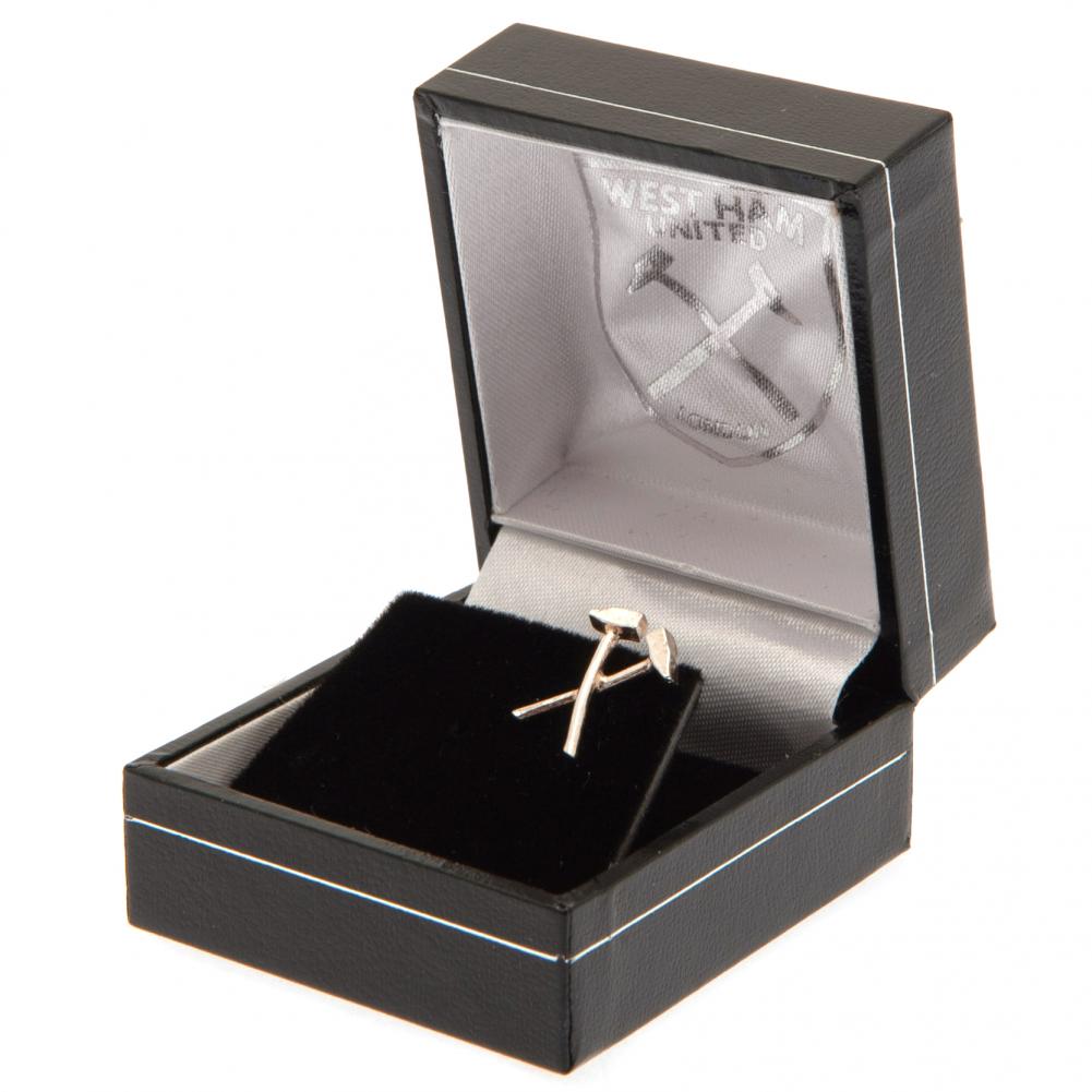 (image for) West Ham United FC Sterling Silver Stud Earring