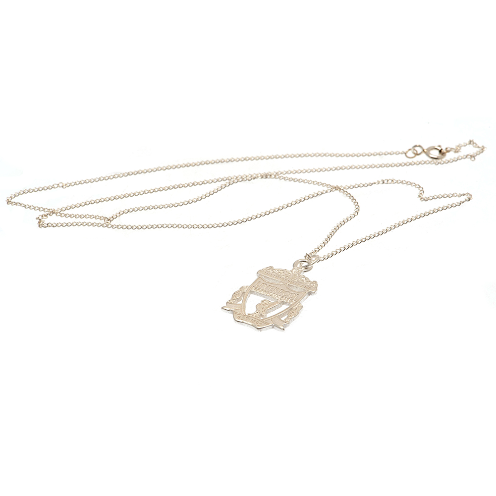 (image for) Liverpool FC Sterling Silver Pendant & Chain CR Large