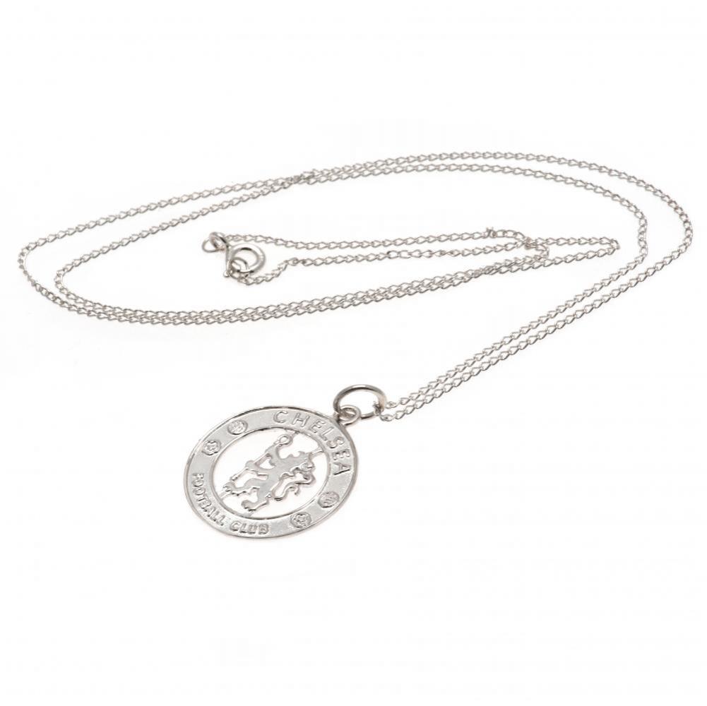(image for) Chelsea FC Sterling Silver Pendant & Chain CR